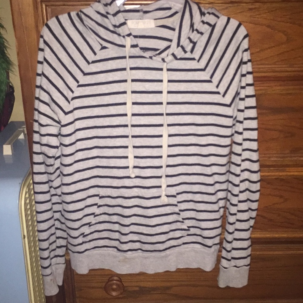 Striped hoodie